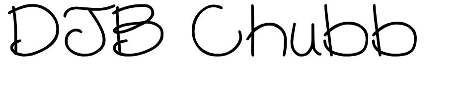 DJB Chubby Muffins  font